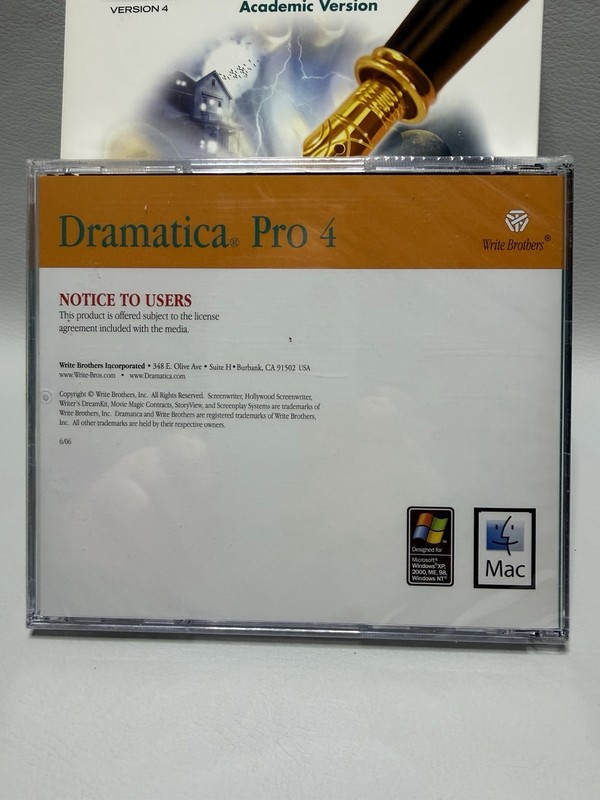 Dramatica Pro Version 4 Academic Creative Writing Software Mac Windows PC Boxed gallery