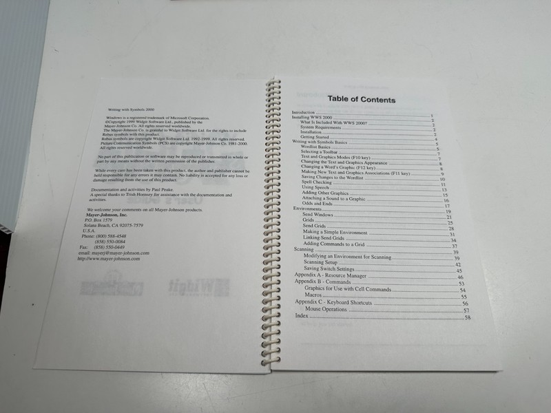 Computer Software Widgit Windows PC Disc Mayer Johnson Writing With Symbols CD gallery