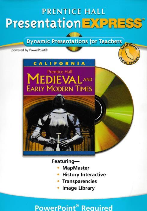 Prentice Hall Medieval & Early Modern Times PresentationExpress PC MAC CD tools
