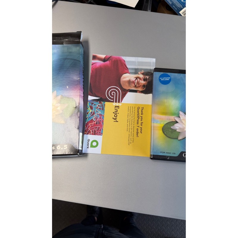 QuarkXPress 6.5 and 7 Software Bundle for Mac OS Vintage Desktop Publishing gallery