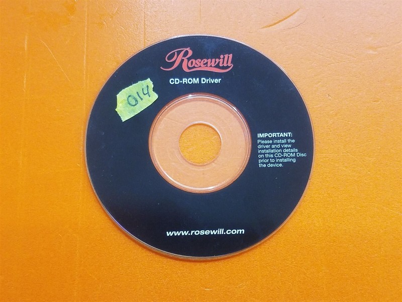⭐️⭐️⭐️⭐️⭐️ PC Software CD Disc Rosewill CD-ROM Driver