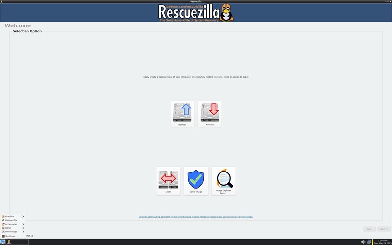 Rescuezilla 8Gb Bootable USB System Recovery Clone Partition Flash Drive gallery