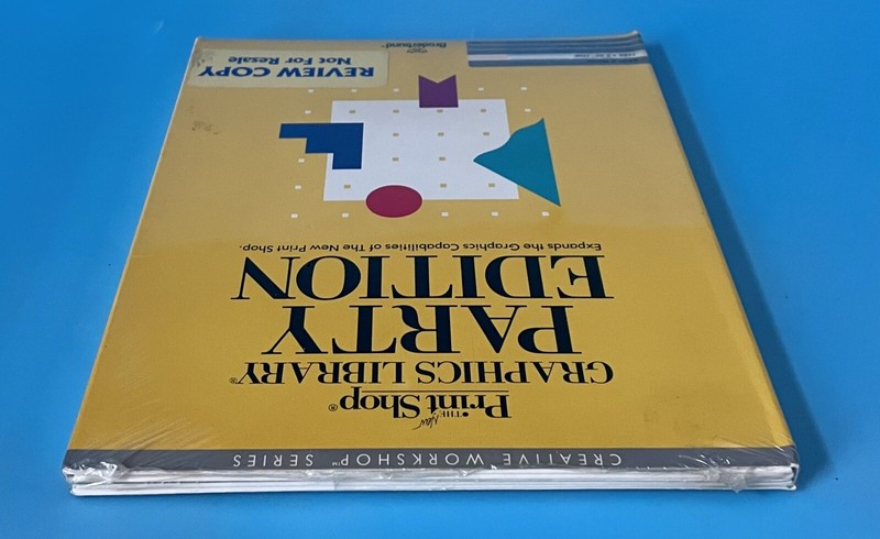 The Print Shop Graphics Library Party Edition for Apple IIe/IIc — New Sealed gallery