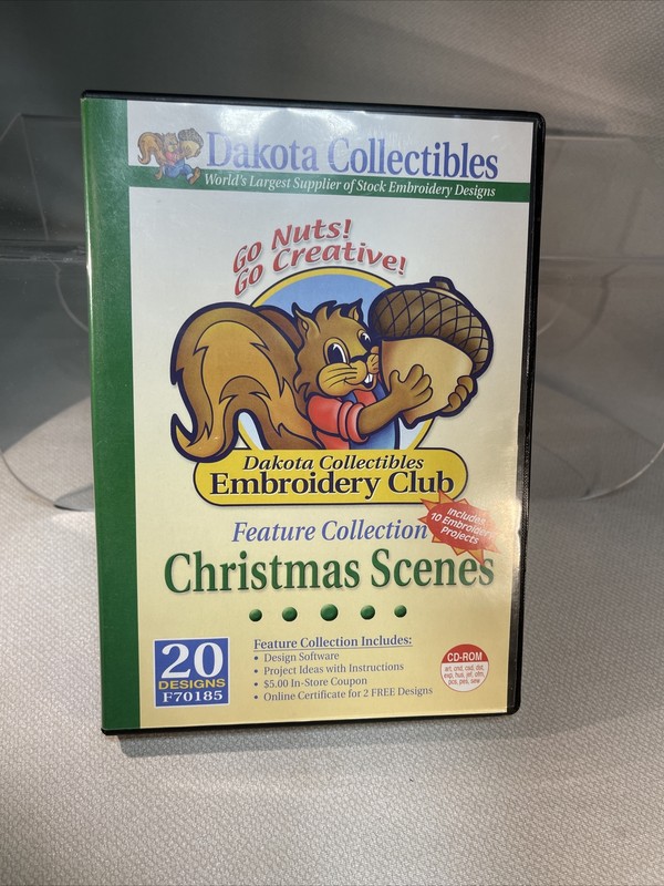 Dakota Collectibles Embroidery Club – CHRISTMAS SCENES F70185 20 Designs