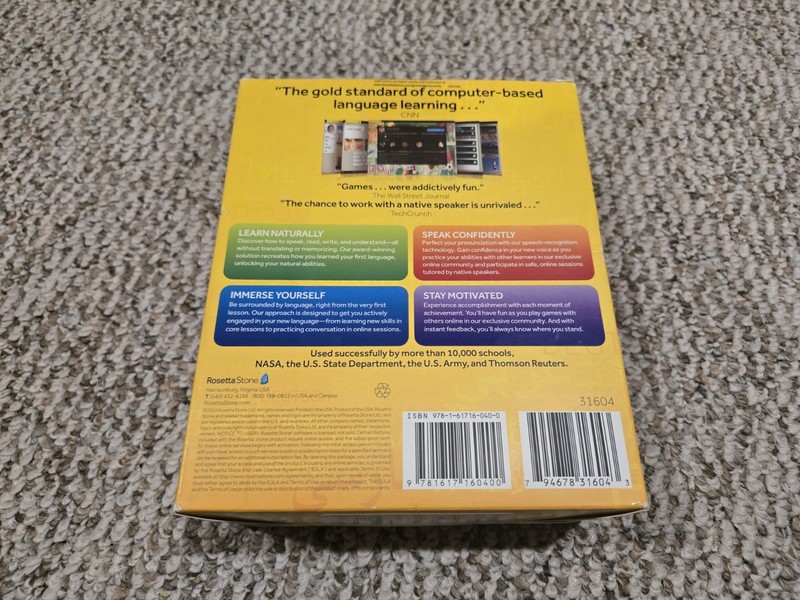 Rosetta Stone Italiano Version 4 Italian Language Course Levels 1-5 CDs gallery