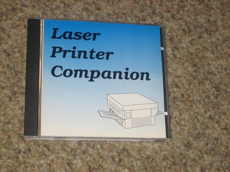 CD-ROM BLACK LIGHTNING LASER PRINTER COMPANION BY WAYZATA TECHNOLOGY