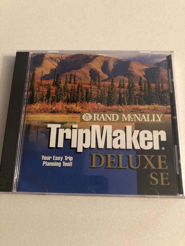 Rand McNally TripMaker Deluxe SE 2000 Maps By ETak Rare Vintage Windows Software