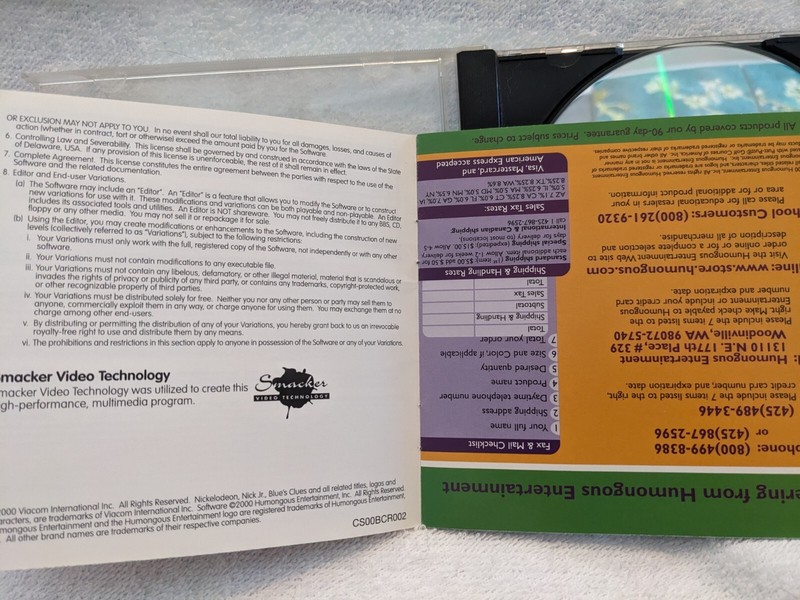 Blue's Reading Time Activities CD-ROM Windows/MAC gallery