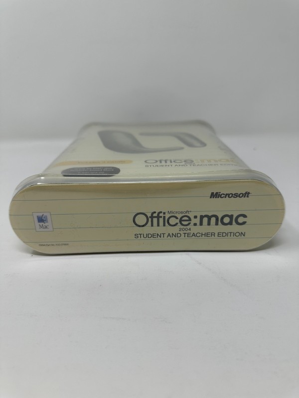 Microsoft Office: Mac 2004 Student & Teacher Edition 3 Keys - New Factory Sealed gallery
