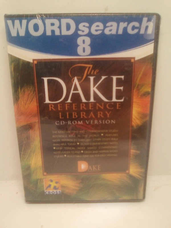 The Dake Reference Library CD-ROM Word Search 8 Christian Bible **NEW SEALED**