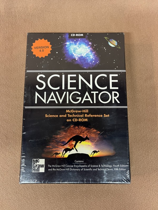 Science Navigator – CD-ROM – New Factory Sealed