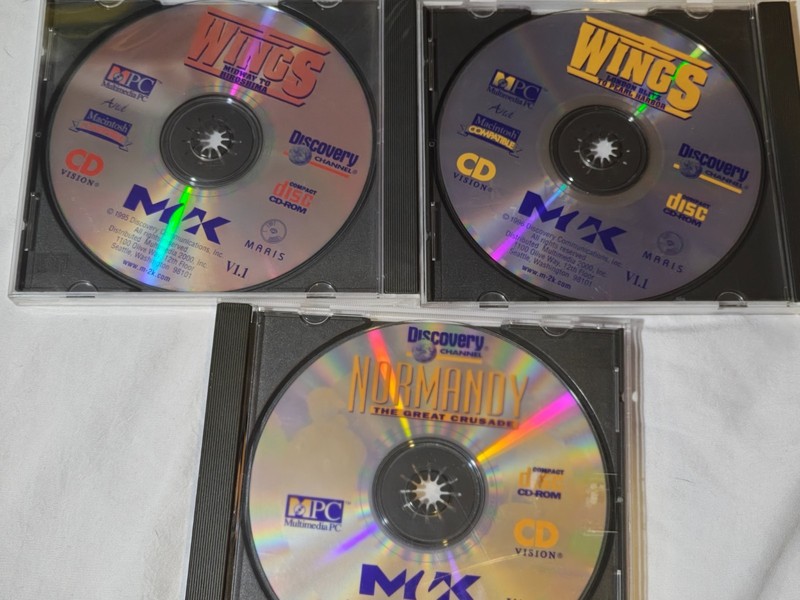 Discovery Channel Wings Lot 3 Cds- London Pearl Harbor Midway Hiroshima & more