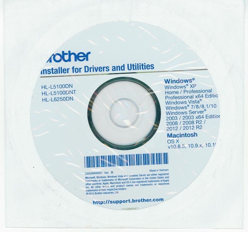 Brother Installer for Drivers and Utilities CD
