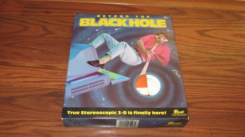 Beyond the Black Hole Commodore 64 C64 Game with box and manual - Tested gallery