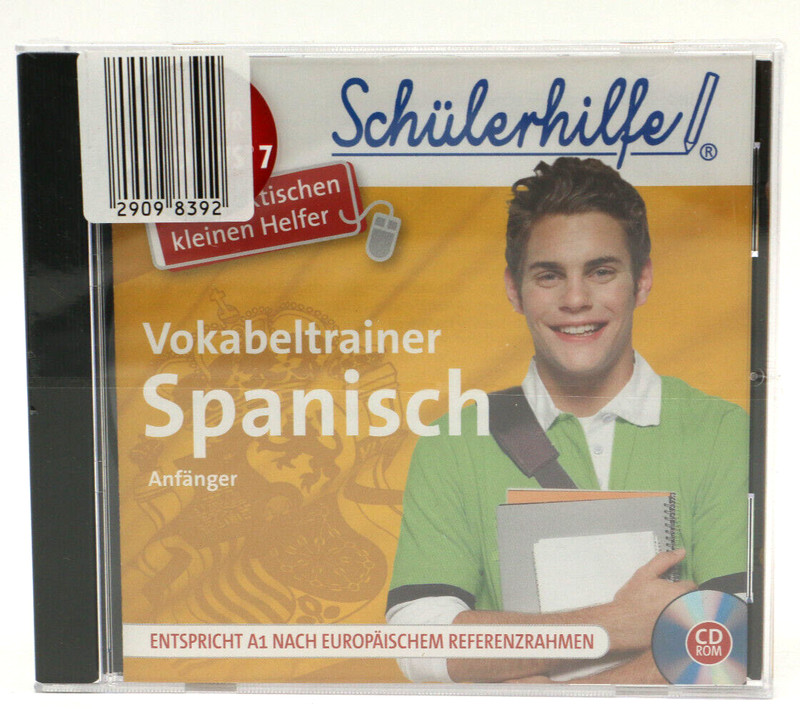 Student Aid Vocabulary Trainer Spanish Beginners CD ROM / CD538