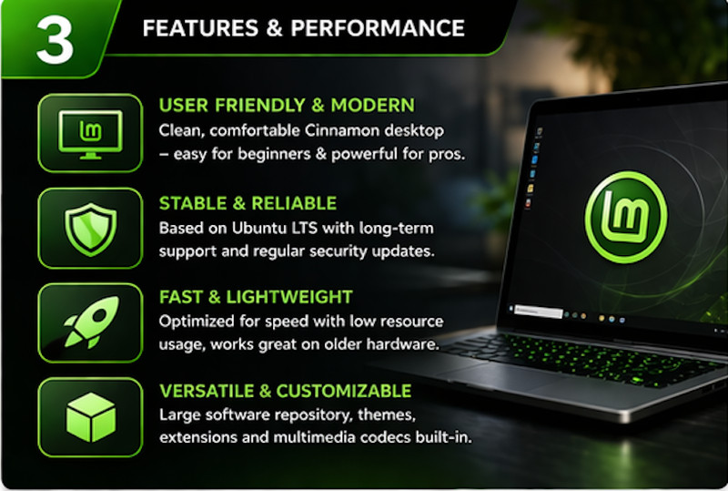 Linux Mint 22.3 Bootable USB 64bit Cinnamon MATE Xfce Live Install Drive NEWEST gallery