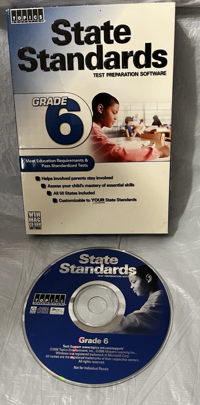 State Standards Test Preparation Software: Grade 6 – CD-ROM