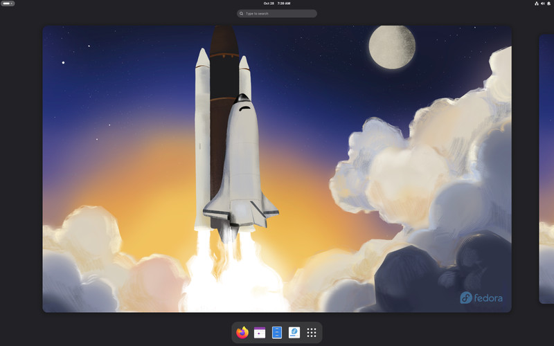 Fedora Linux 43 on Bootable USB Flash Drive with Tux Logo (2025) gallery