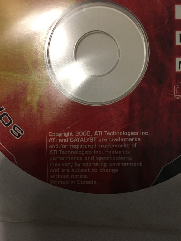 ATI Catalyst Software Disc-CAT 7.11 P/N 400328 (PC, 2006)Made In USA-VERY RARE gallery