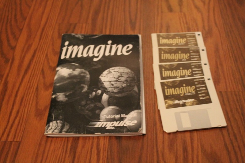 image objects for the Commodore Amiga with Tutorial manual 3.5″ disks