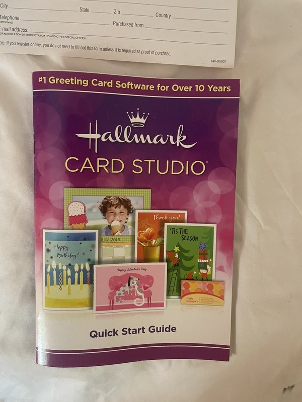 Sealed 2013 Hallmark Card Studio Deluxe Software Self Personalization Suite