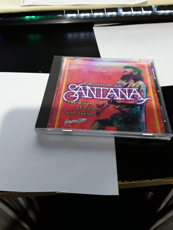 Santana Graphix Zone Interactive Music CD-Rom Life and Music