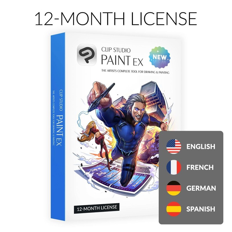 CLIP STUDIO PAINT EX - New | 12 Months License | 1 Device | for PC, macOS, iP... gallery