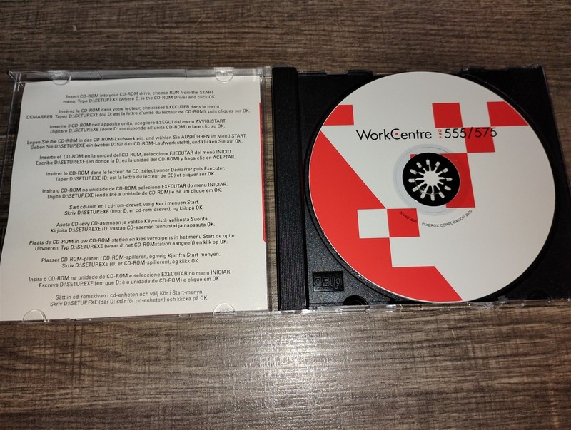 Xerox WorkCentre Pro 555/575 Multifunction Printer Driver Disc PC CD-ROM 2000 gallery