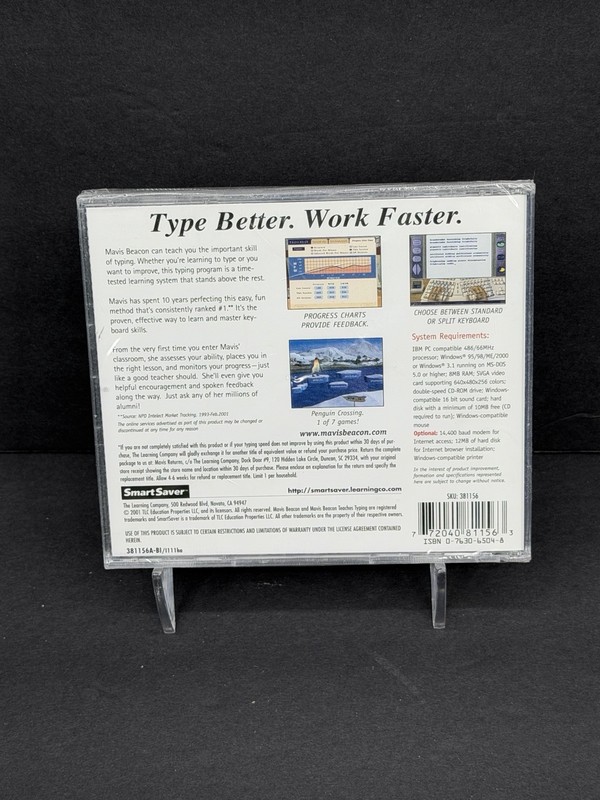 Mavis Beacon Teaches Typing 8 Smart Saver Series (PC, 2001) gallery