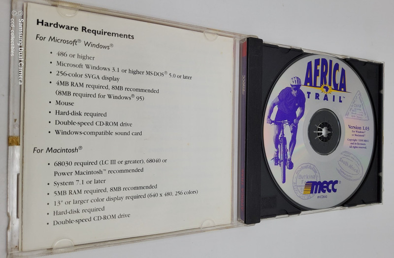 Africa Trail PC CD ROM 1995 MECC Educational Oregon Trail gallery