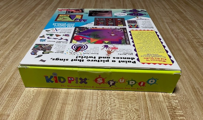 Kid Pix Studio PC/Mac CD-ROM w/ box, manuals, promotional materials gallery