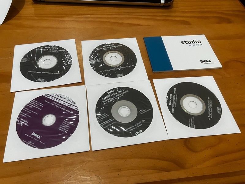 *NEW* Dell Studio Vista Operating System - 5 Discs gallery