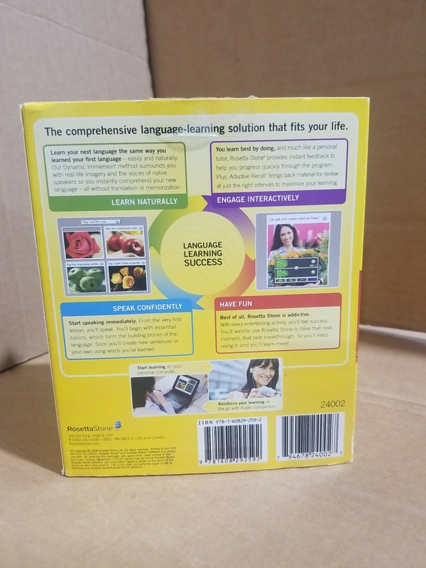 Rosetta Stone 3 Spanish (Latin America) Level 1,2,3,4 & 5 for PC, Mac gallery