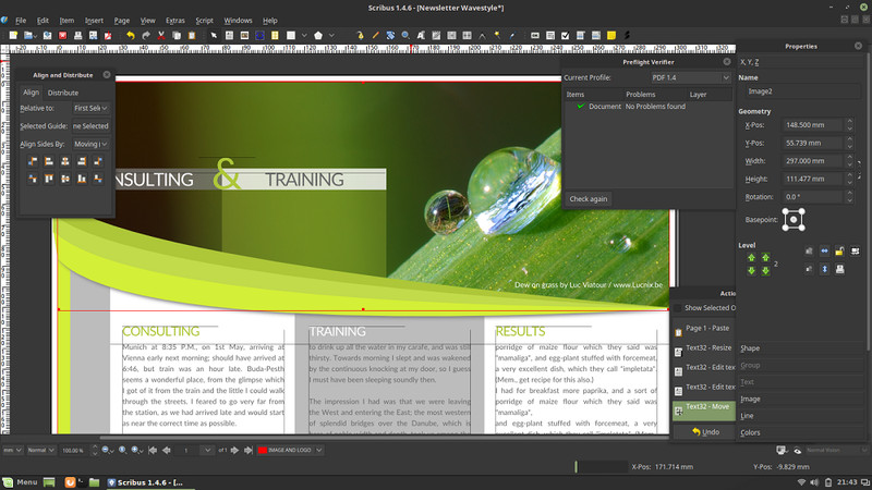 Latest Release Scribus Page Layout Editor Desktop Publishing Software App on DVD gallery
