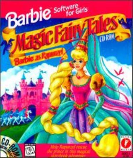 Magic Fairy Tales Barbie as Rapunzel PC MAC CD girls doll princess fantasy game!
