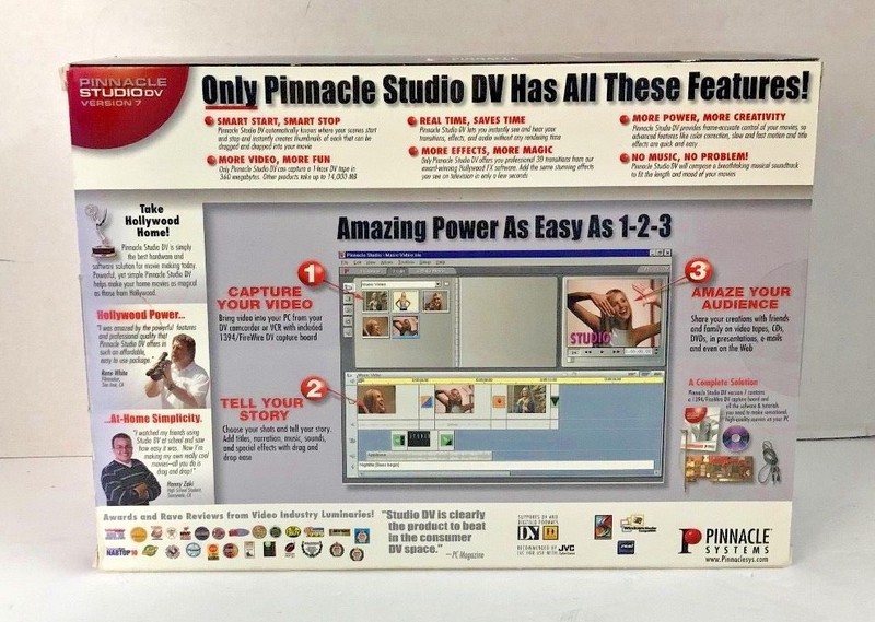 Pinnacle Studio Version 7 Digital Imaging Software Professional Movie Making NEW gallery