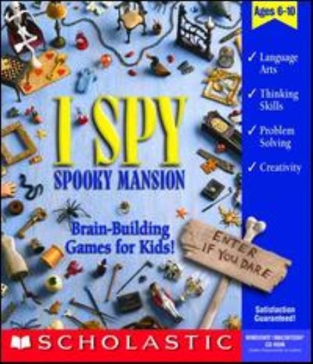 I Spy: Spooky Mansion PC MAC CD hidden object haunted house puzzle children game