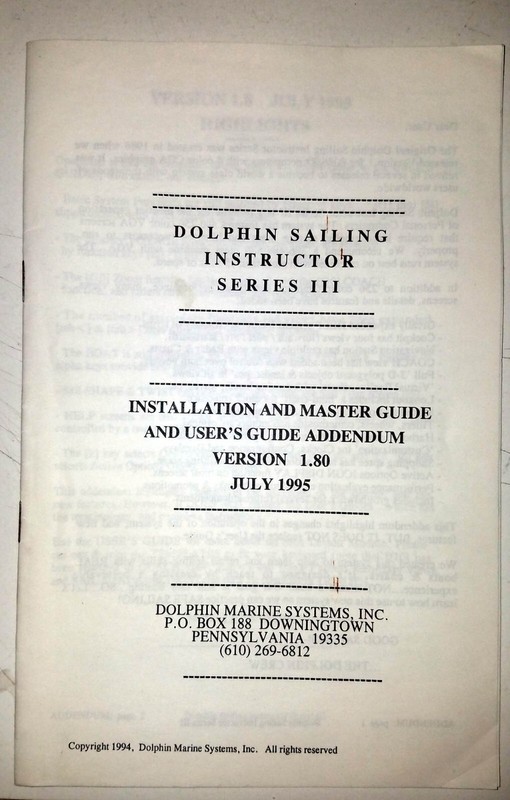 Sailing Instructor Series III, DOS/WIN9x, Learn HT Sail w/ Real Boats & Charts gallery