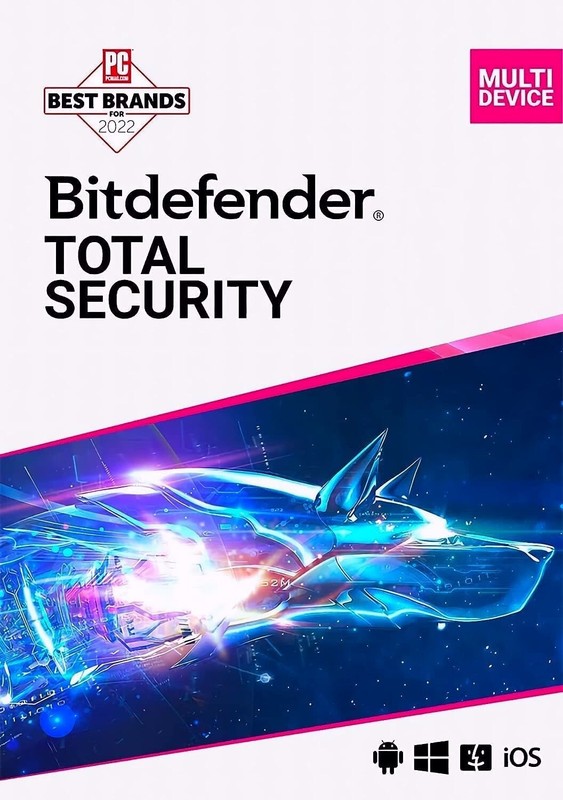 Bitdefender Total Security – 2 Years For 3 Devices + Daily VPN