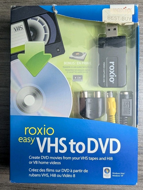 Roxio Easy VHS to DVD Converter