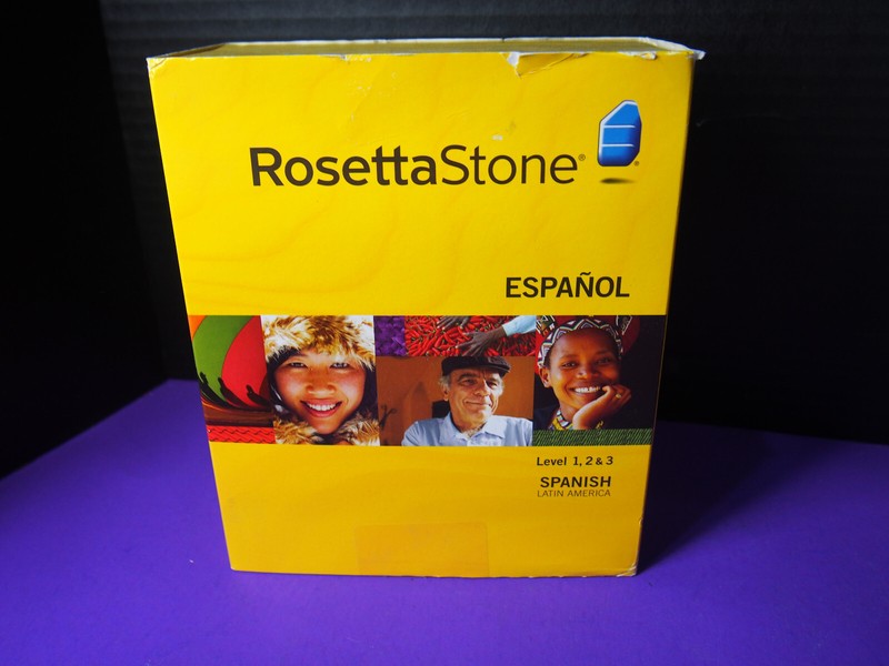 Rosetta Stone Spanish/Espanol (Latin America) Levels 1, 2, &3 - Version 3