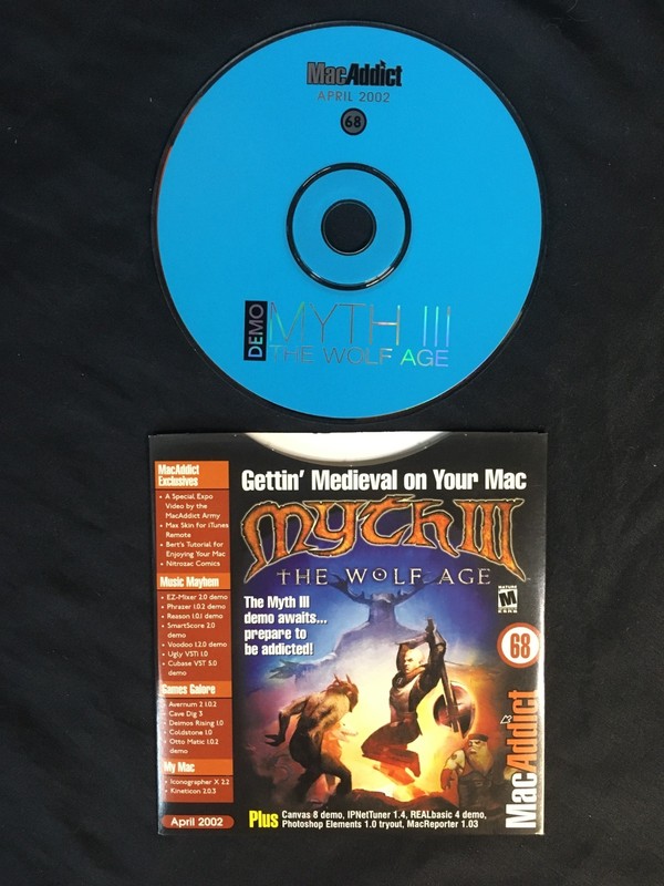 MacAddict The Disc - April 2002 - #68 - Myth III The Wolf Age - Imagine Media gallery
