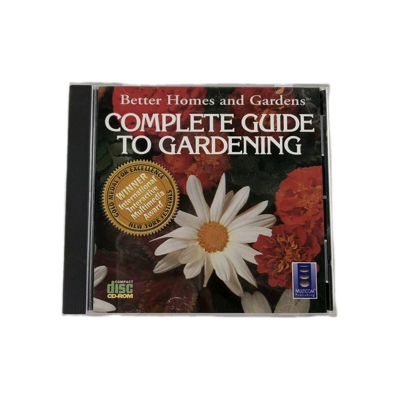 Better Homes & Gardens Complete Guide To Gardening PC CD Learn Plants Vegetables