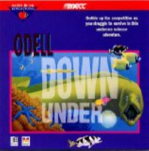 Odell Down Under PC CD undersea fish reef dweller identify adventure game!