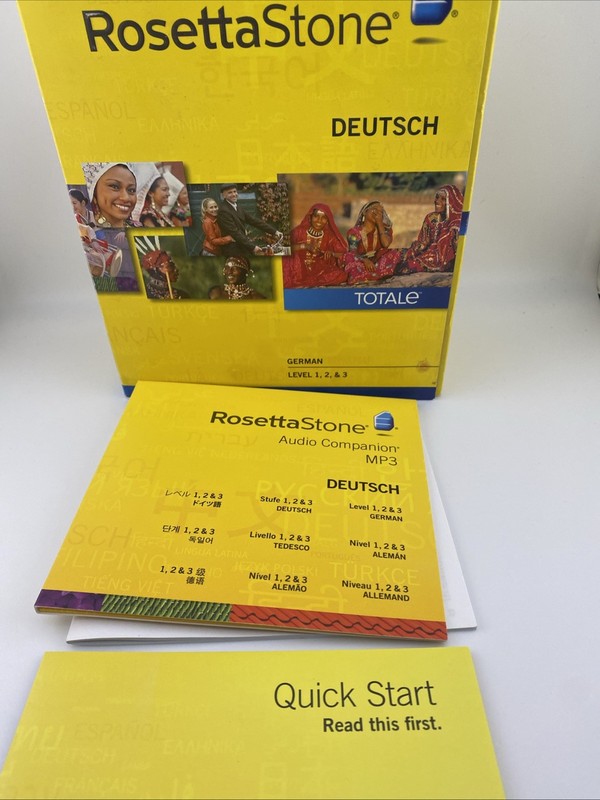 Rosetta Stone V4 TOTALe: German Level 1-3 Set for PC, Mac No Headset gallery