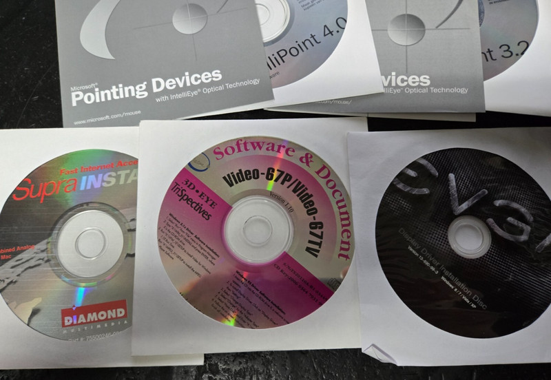 PC Computer Software CD Lot of 8 Drivers, Utilities &game InteliPoint 3.2&4 etc gallery