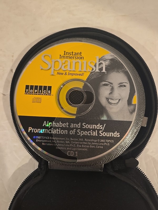 Instant Immersion Spanish Deluxe 8 Disc Set – Learn Spanish ! – Discs Only