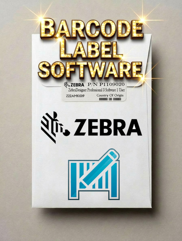 ZebraDesigner™ Professional 3 Label Design & Printing Software (1 user license)