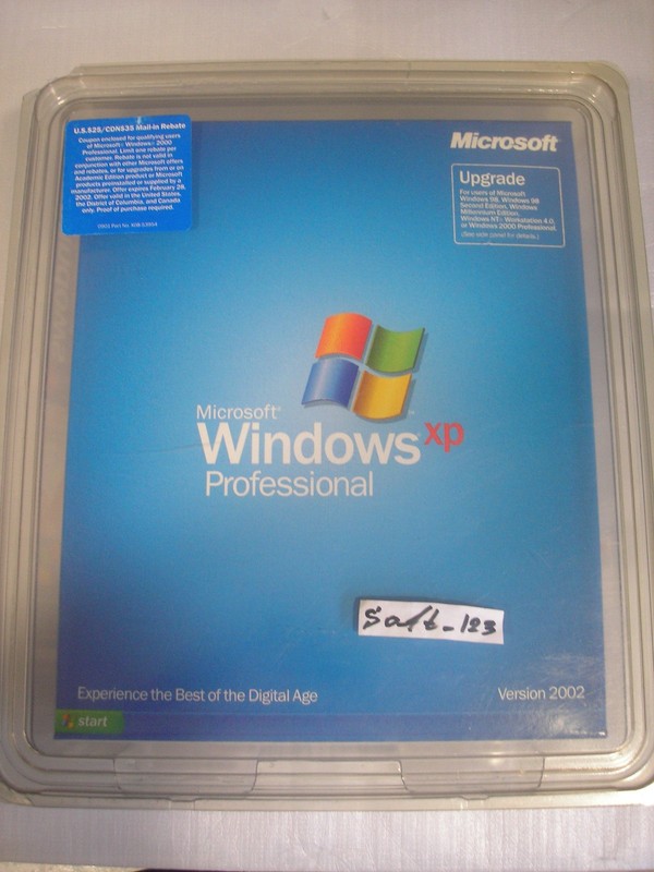 Microsoft Windows XP Professional Upgrade English Retail MS PRO =NEW SALED BOX=
