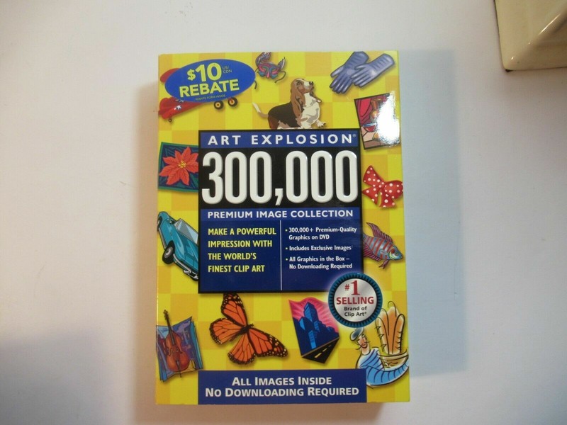 Art Explosion 300.000 Clip Image Collections. Old/New Software